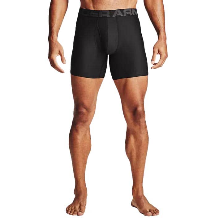 UNDER ARMOUR MEN'S TECH 6" BOXERJOCK, 2 PACK