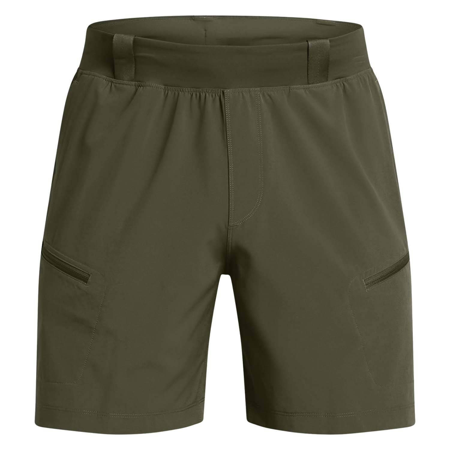 UNDER ARMOUR TACTICAL TRAINING SHORTS IN OLIVE DRAB