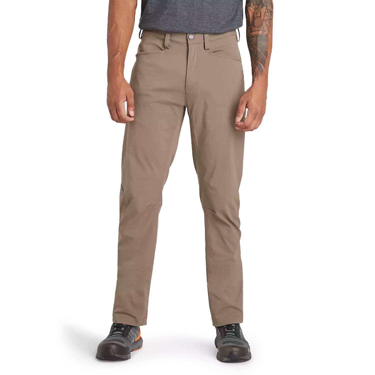 MEN'S TIMBERLAND PRO TEMPE WORK PANTS IN BISON