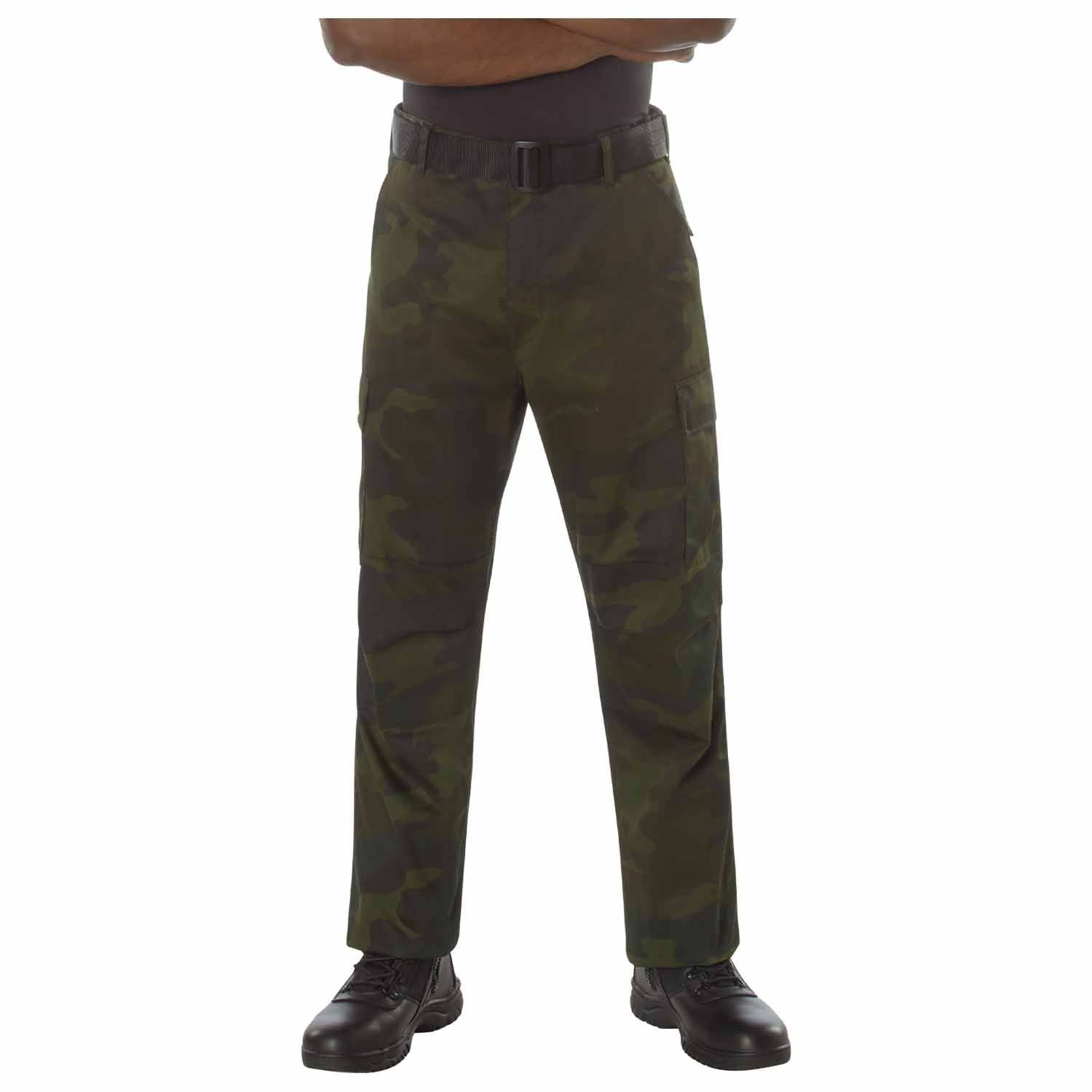 ROTHCO MIDNIGHT CAMO TACTICAL BDU PANTS IN WOODLAND CAMO