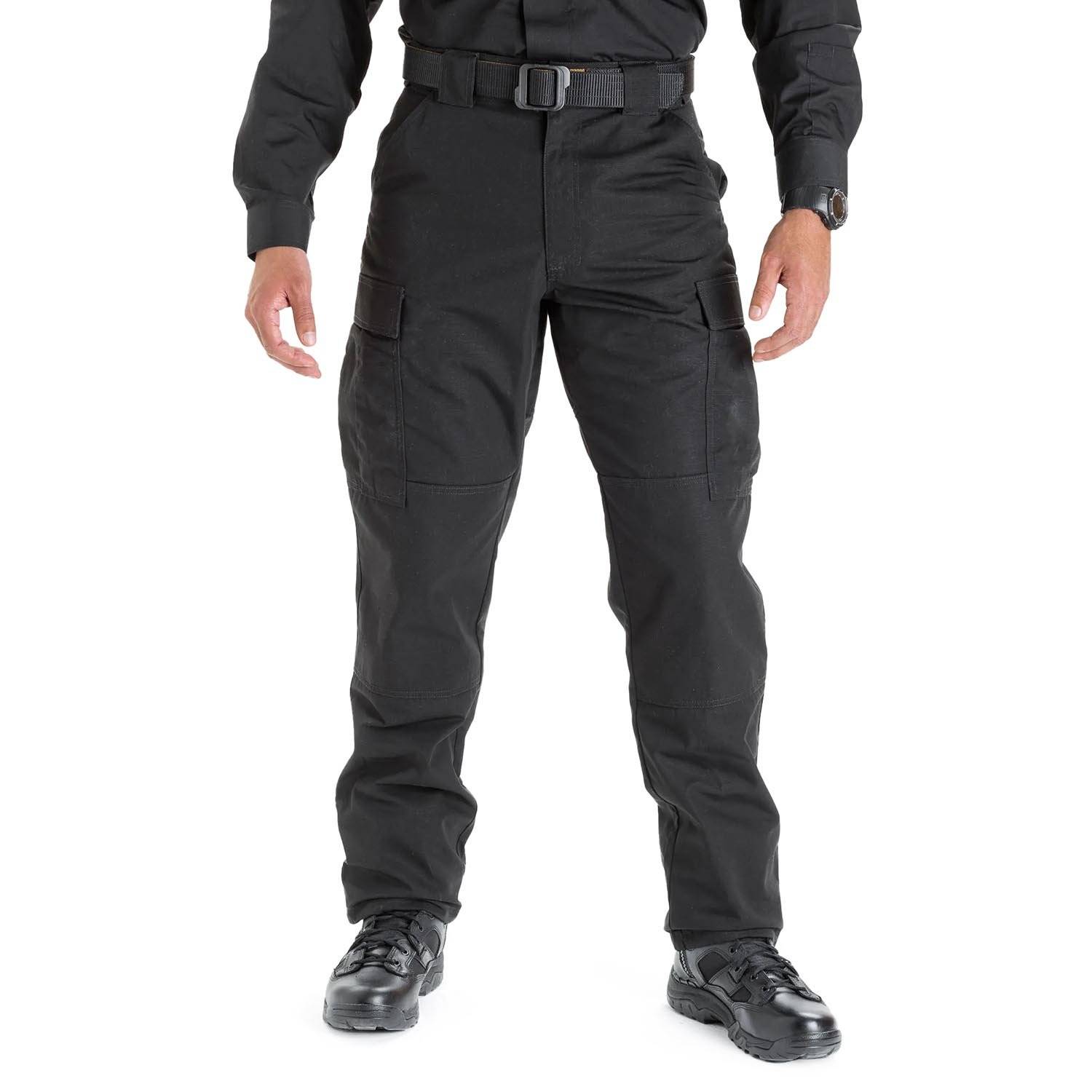 TRU-SPEC Mens Industrial Black Tactical Uniform Cargo Pants Size 34X30 Ripstop 