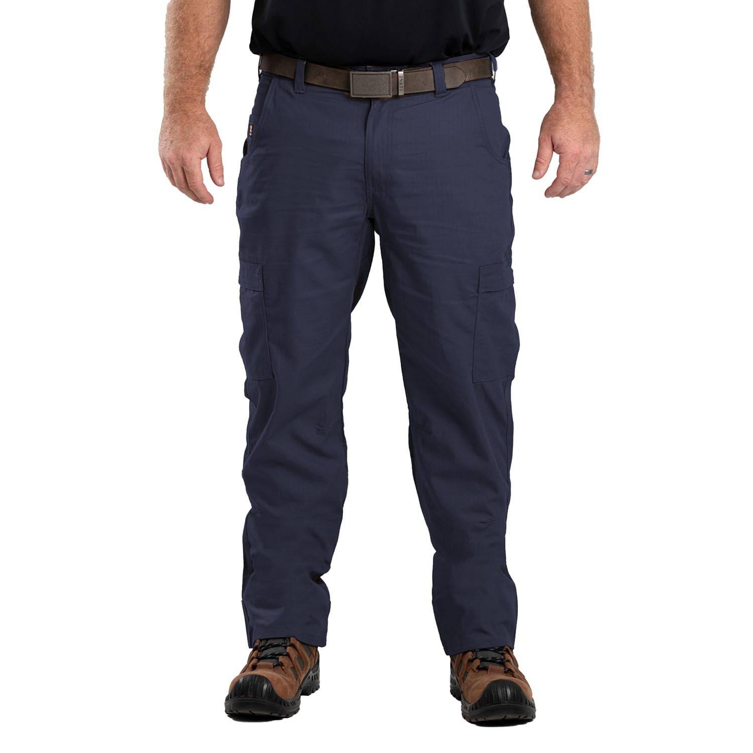 BERNE MEN'S FLAME RESISTANT RIPSTOP CARGO PANTS