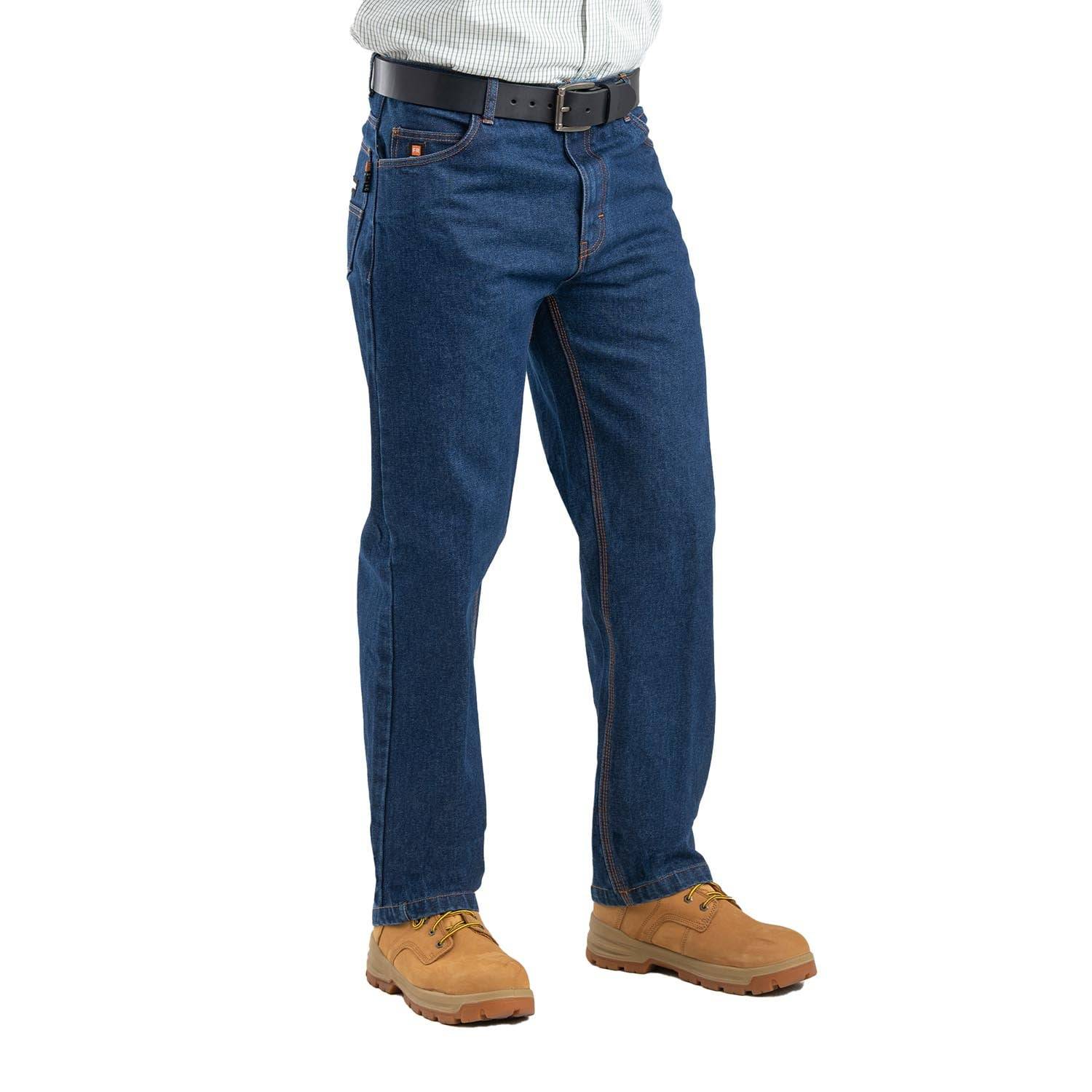 BERNE MEN'S FLAME RESISTANT DENIM 5-POCKET JEAN