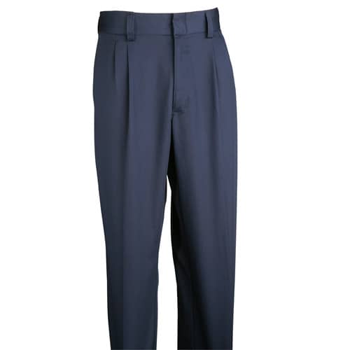 Galls Men's Pleated Front Navy Dress Trousers