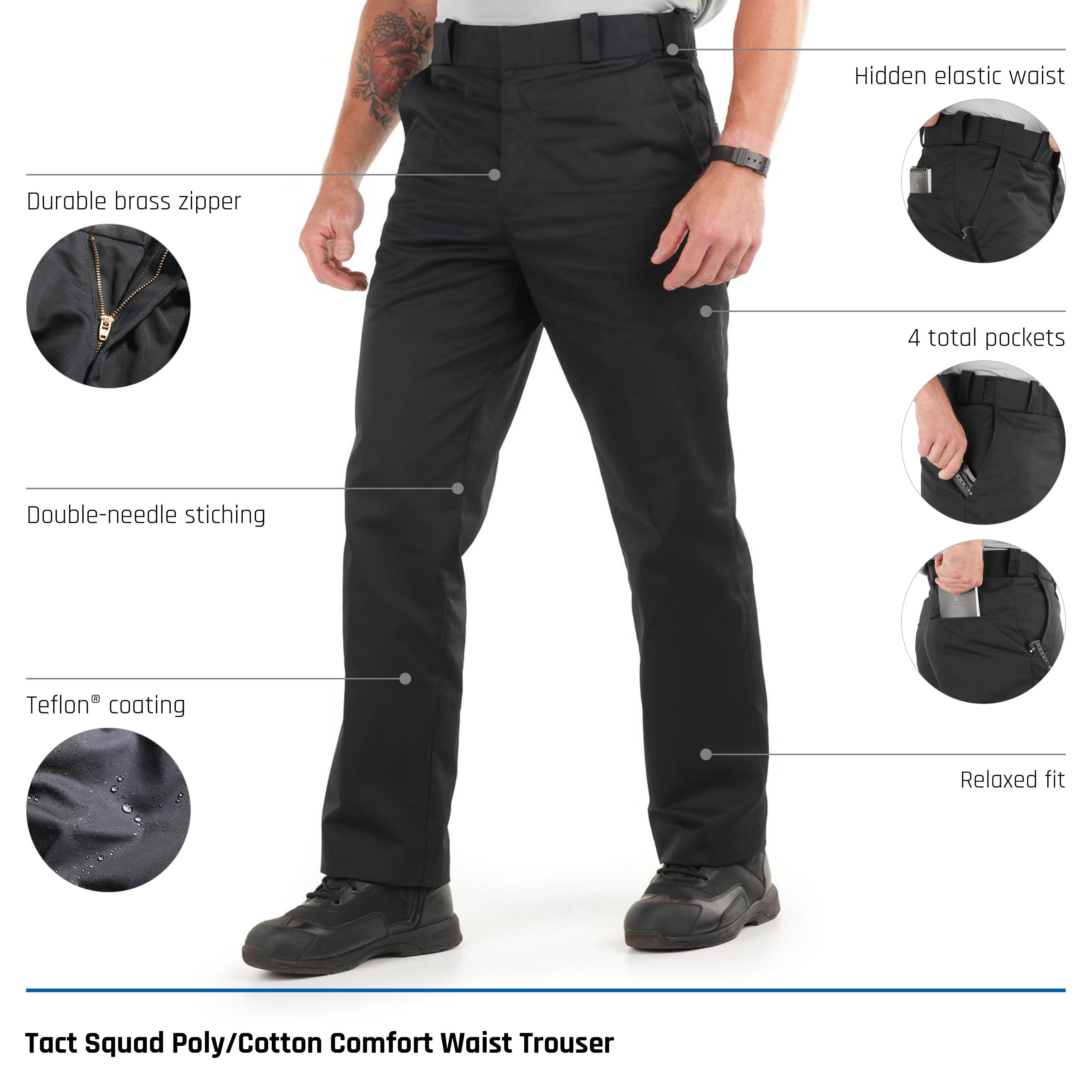 Tact Squad Poly/Cotton Comfort Waist Trouser