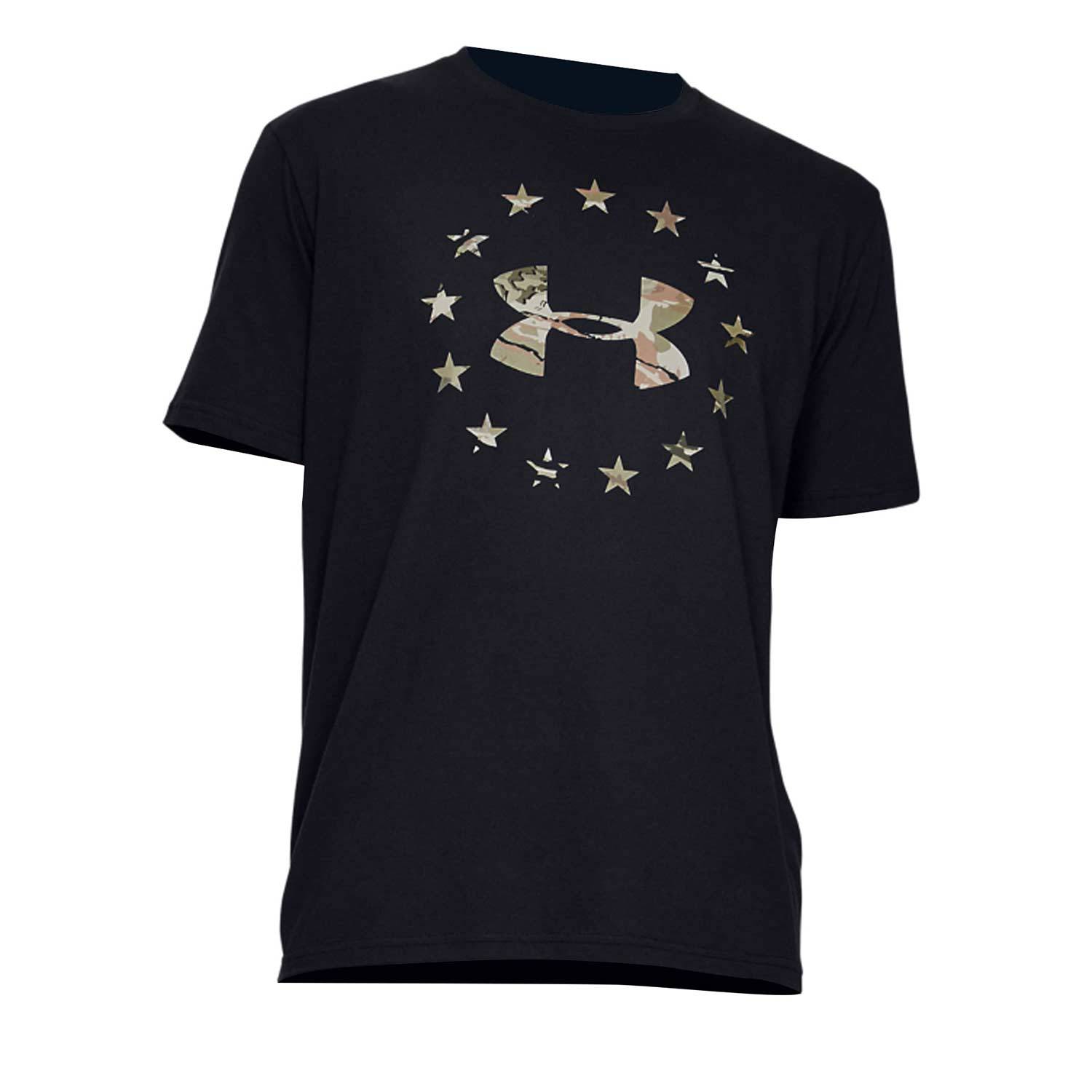 UNDER ARMOUR FREEDOM CAMO GRAPHIC T-SHIRT