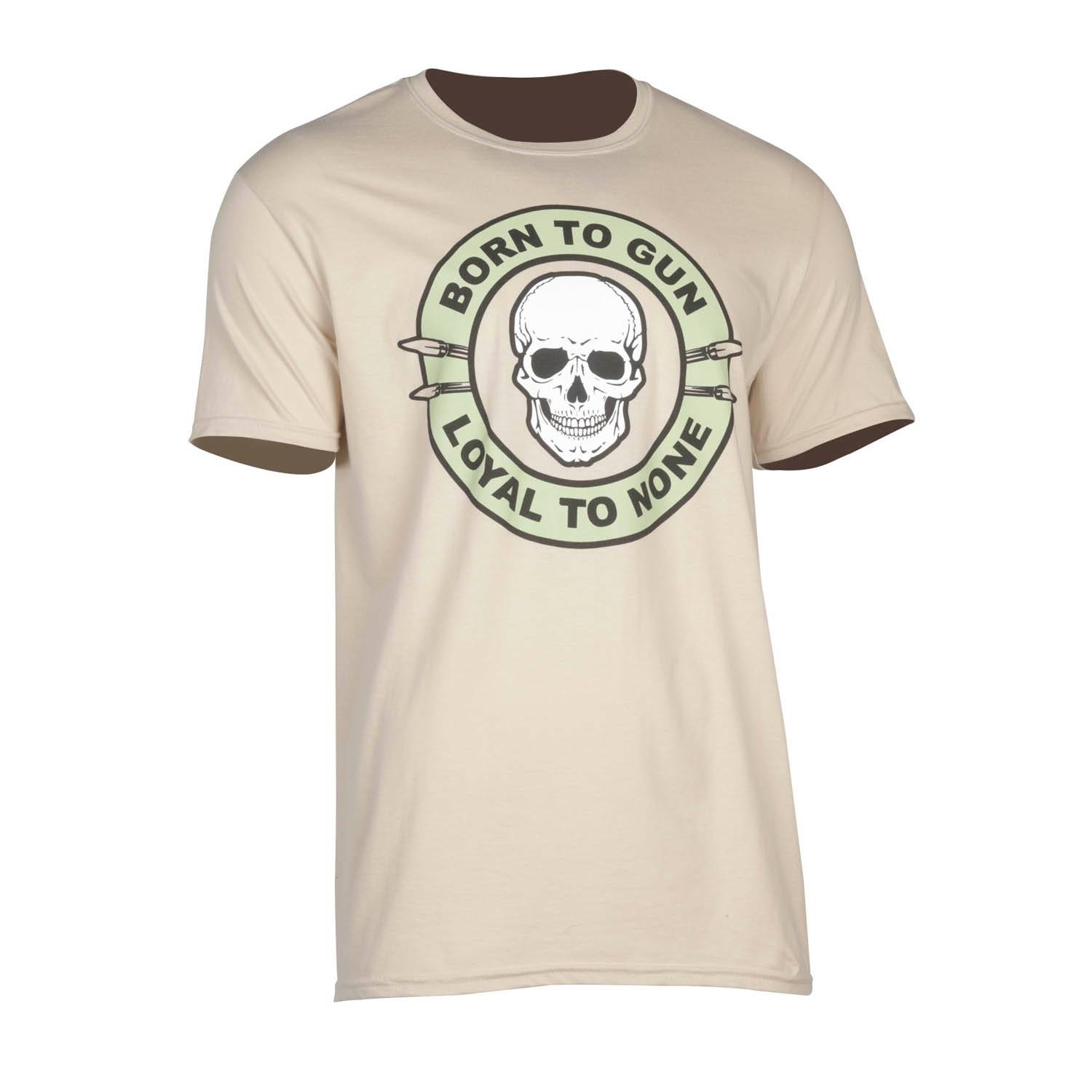Galls "Born to Gun" Tan Graphic T-Shirt
