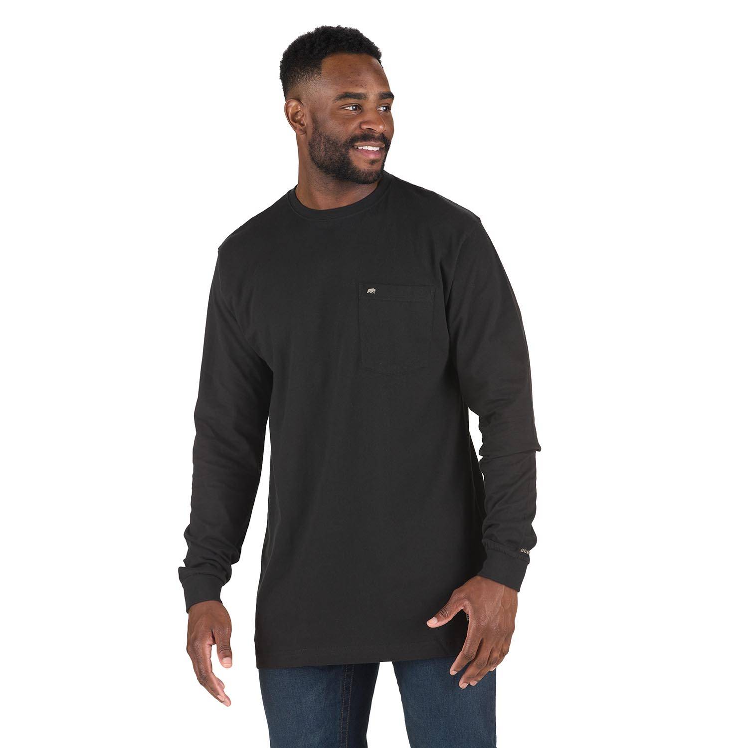 BERNE MEN'S HEAVYWEIGHT LONG SLEEVE POCKET T-SHIRT
