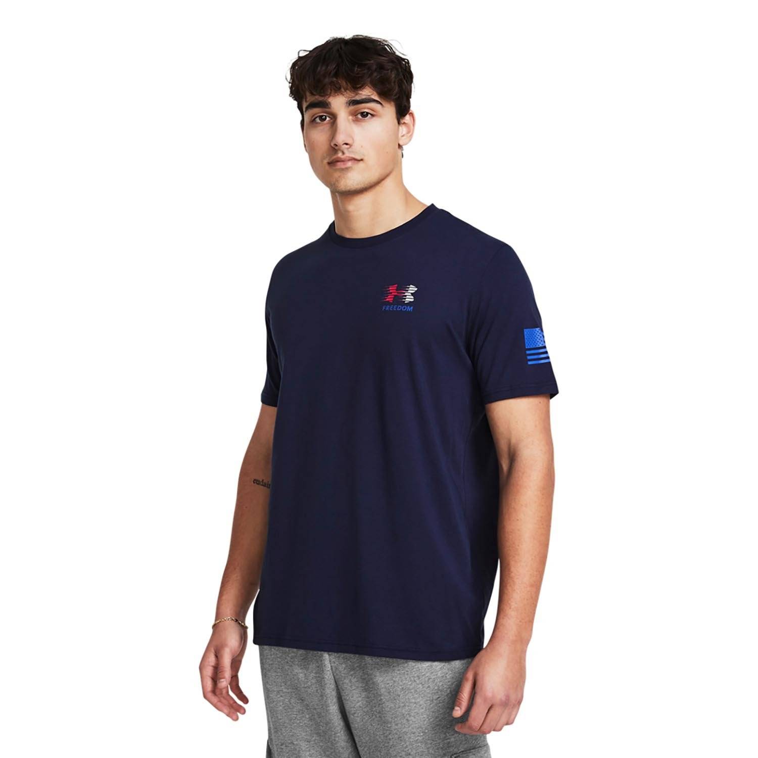 UNDER ARMOUR MEN'S FREEDOM SPINE T-SHIRT