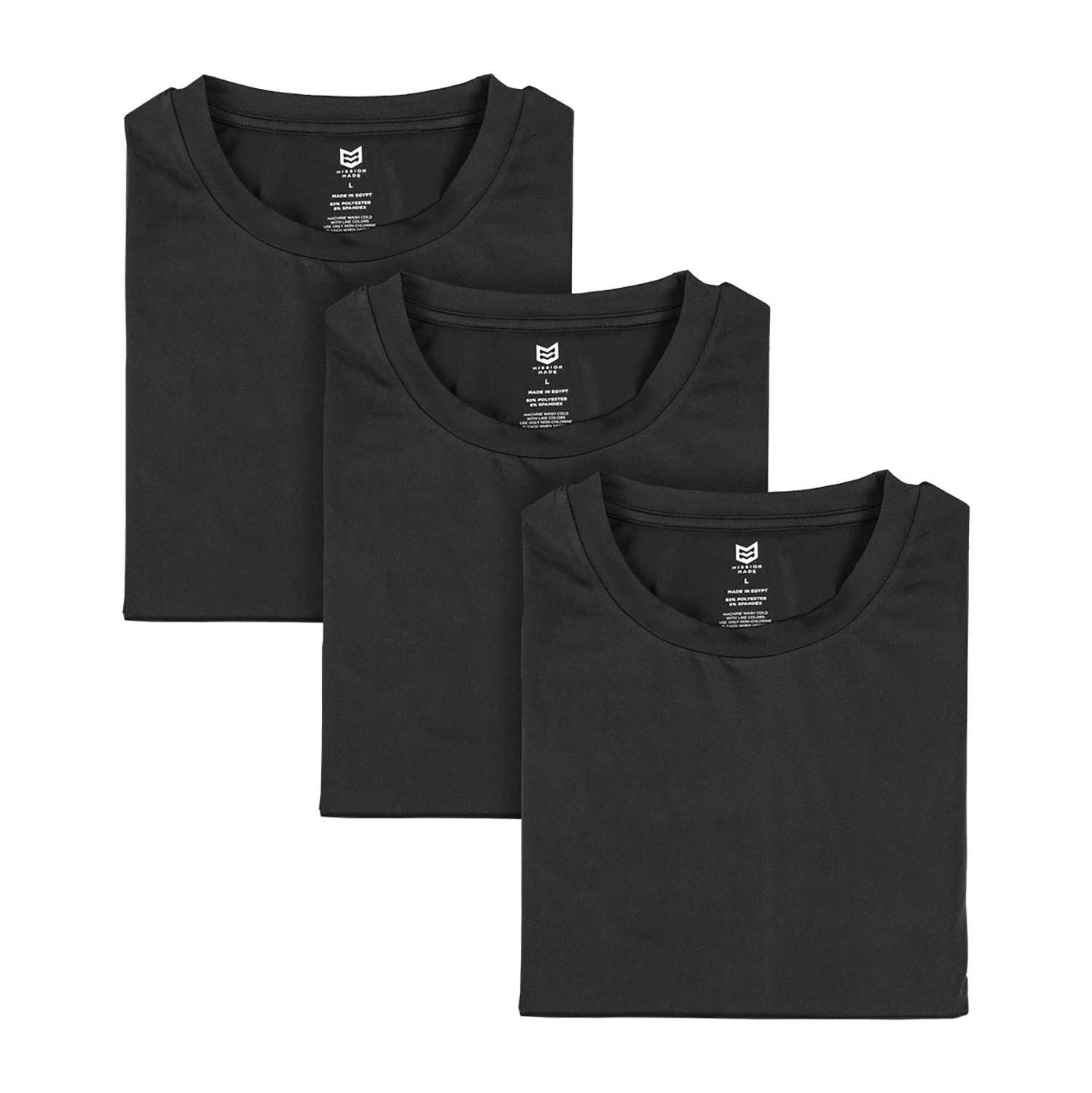 Mission Made Men's Performance T-Shirt, 3-Pack