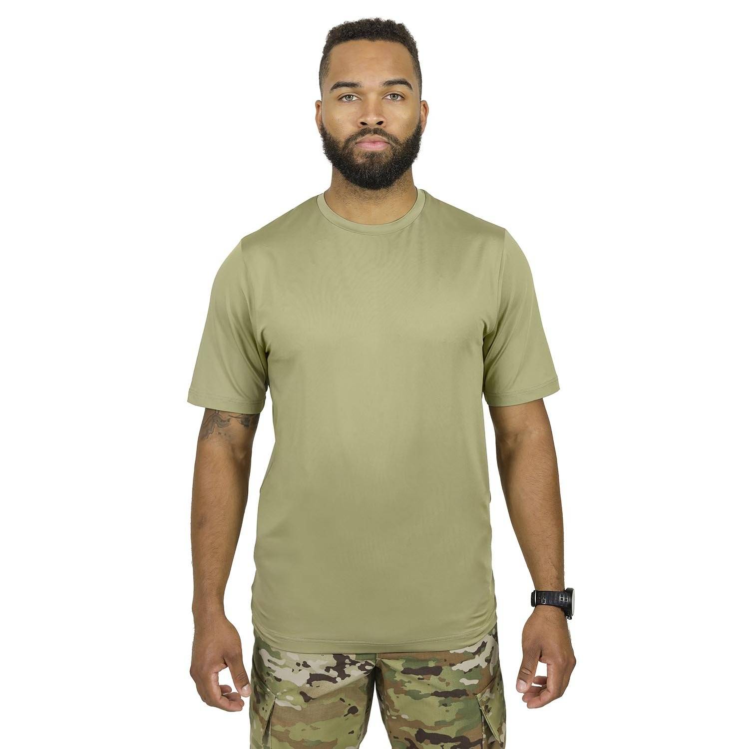 MISSION MADE MEN'S PERFORMANCE T-SHIRT, 3-PACK IN COYOTE