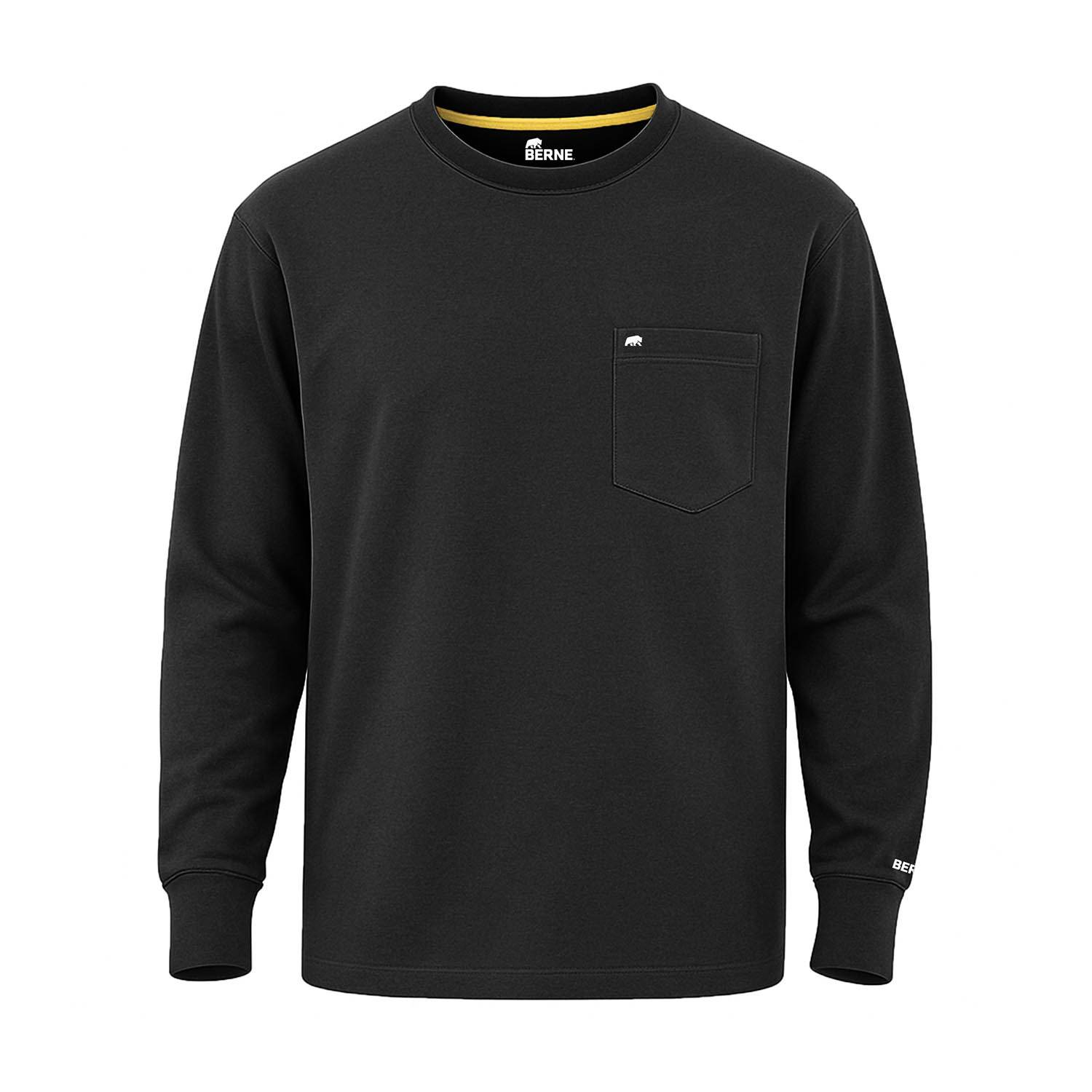 BERNE MEN'S PERFORMANCE LONG SLEEVE POCKET T-SHIRT