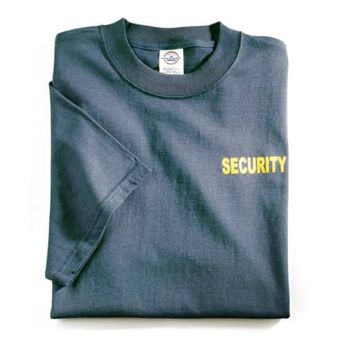 GALLS SCREEN PRINTED SECURITY T-SHIRT