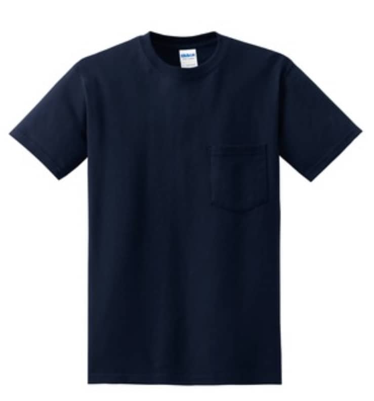 TS691 - GILDAN COTTON T SHIRT WITH POCKET