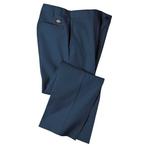 Dickies Industrial 100 Percent Cotton Twill Flat Front Pant