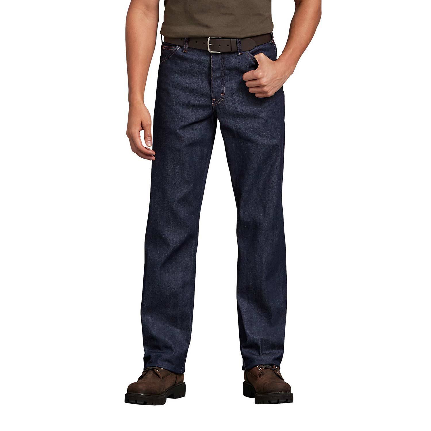 DICKIES REGULAR STRAIGHT FIT 5-POCKET DENIM JEANS TU842