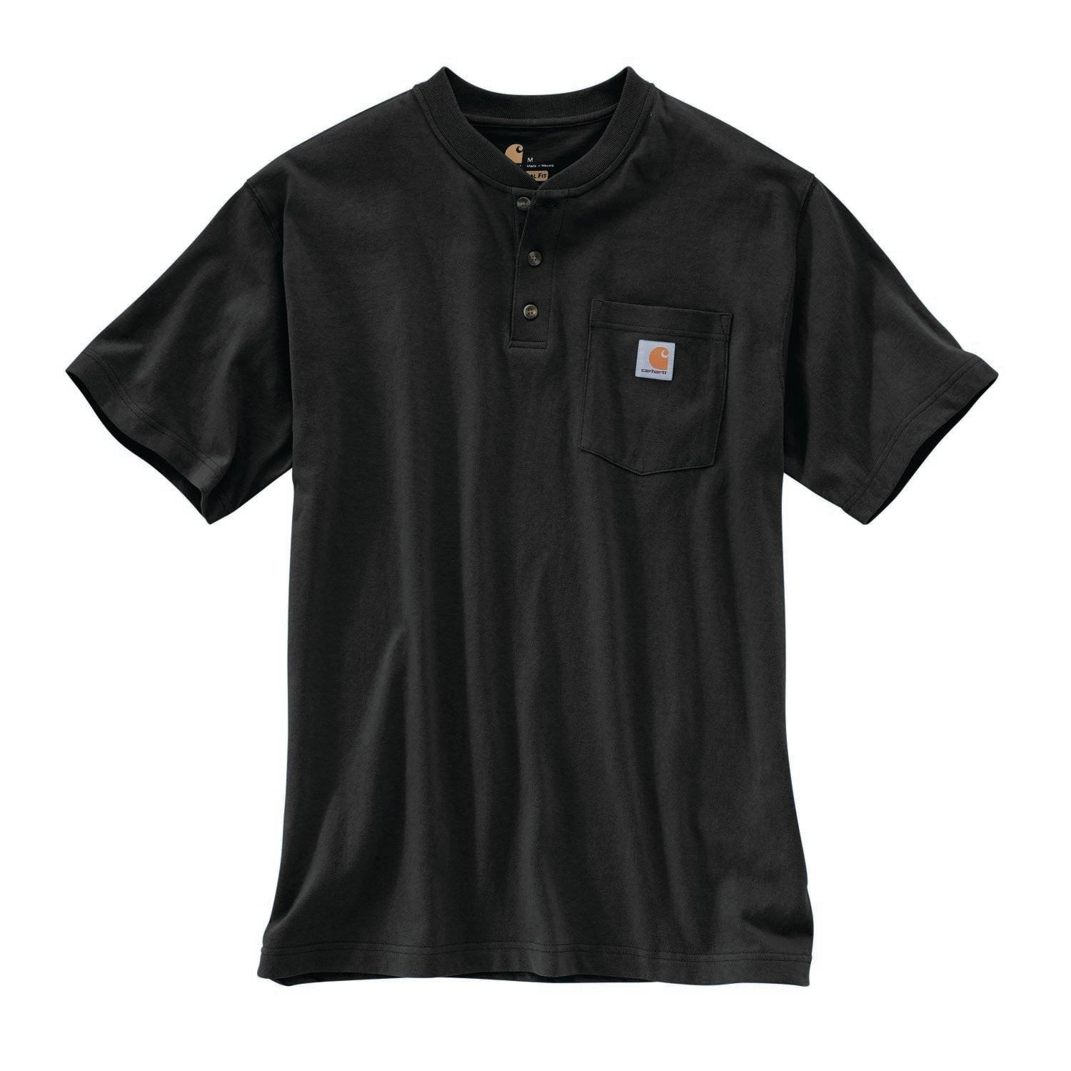 Carhartt Heavyweight Short Sleeve Pocket Henley T-Shirt