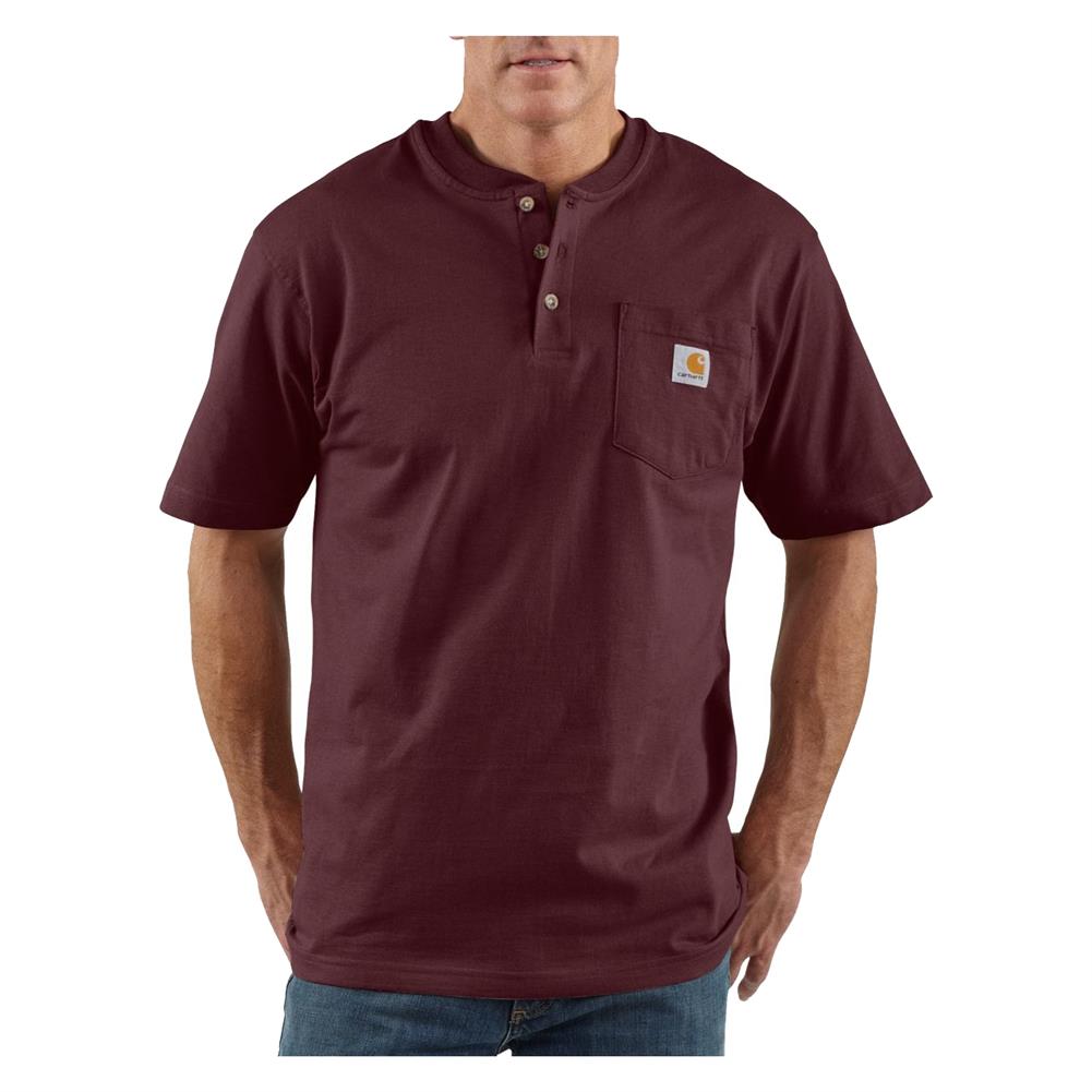 CARHARTT LOOSE FIT HEAVYWEIGHT POCKET HENLEY