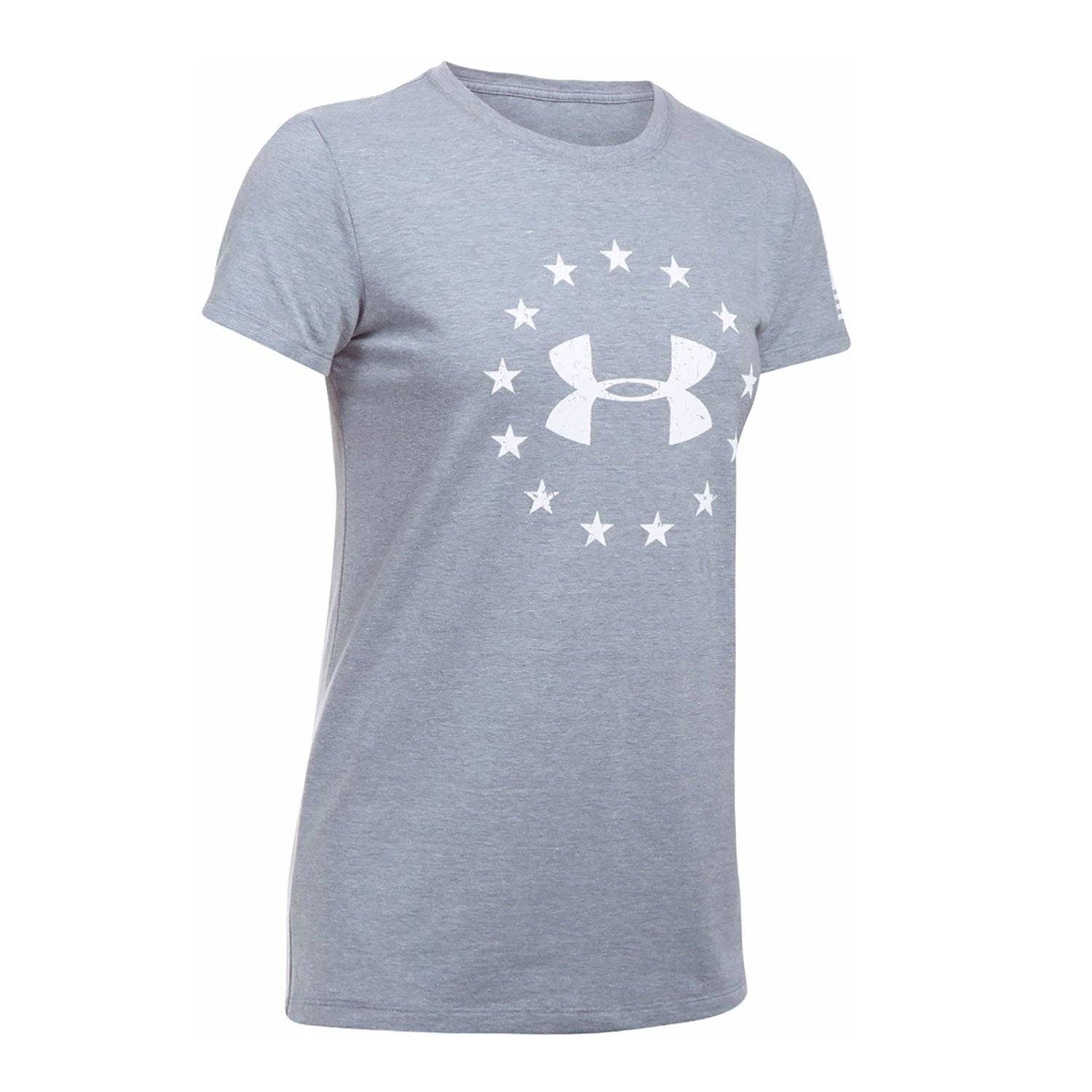 UNDER ARMOUR FREEDOM LOGO 2.0 WOMENS GRAPHIC T-SHIRT