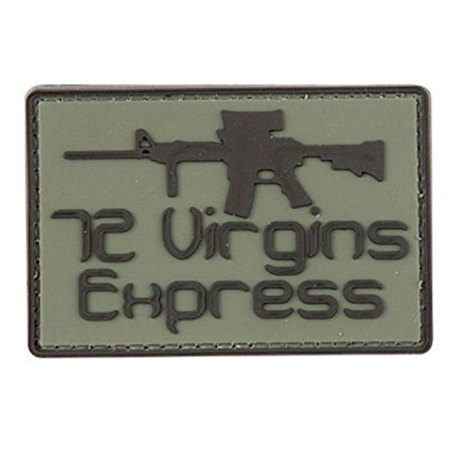 Neo Tactical 72 Virgins Express PVC Morale Patch
