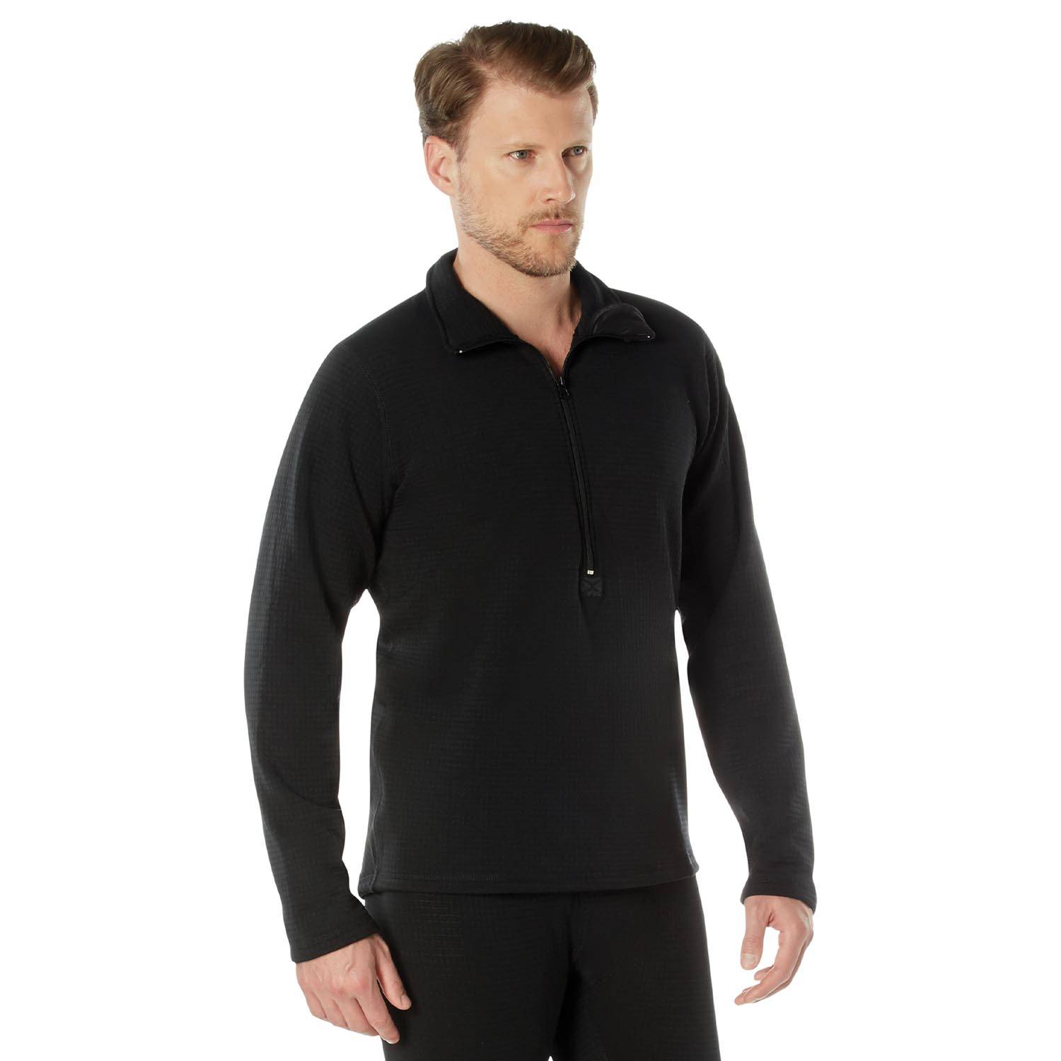 ROTHCO ECWCS GEN III MID-WEIGHT TOP (LEVEL II) IN BLACK