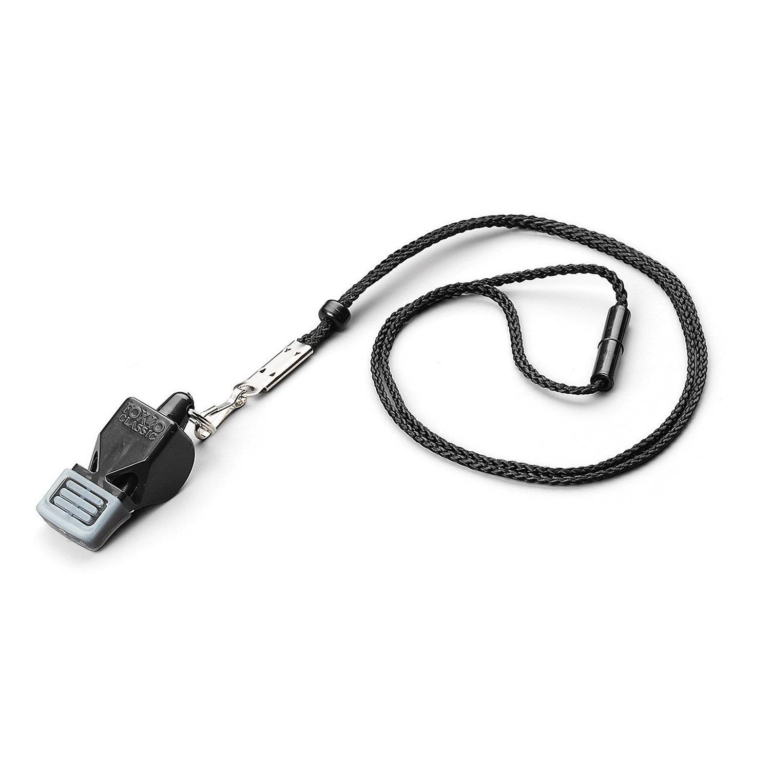 POLICE-SECURITY WHISTLE with rubber mouth guard & lanyard TRAFFIC PUBLIC SAFETY 