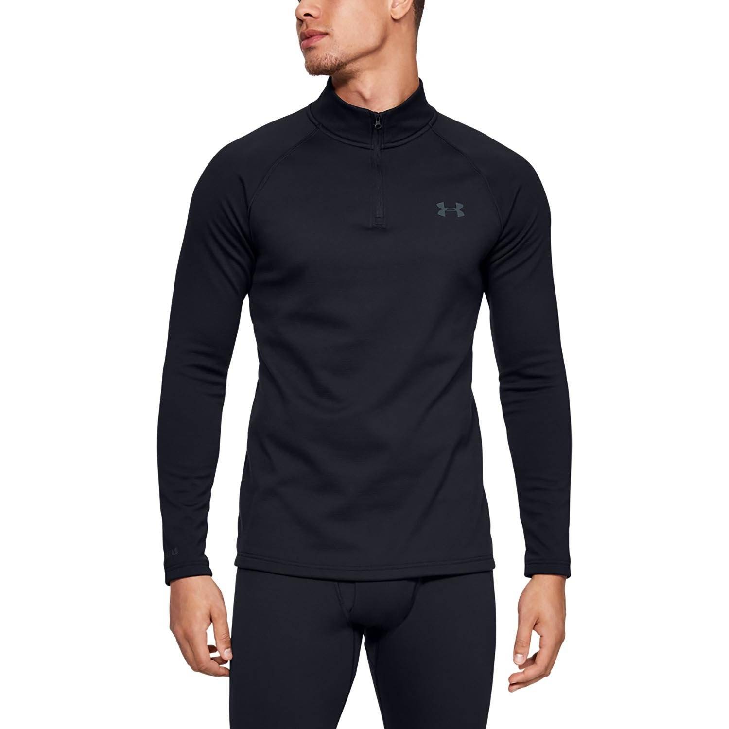 Under Armour Men's UA Base 4.0 1/4 Zip Baselayer, Packaged
