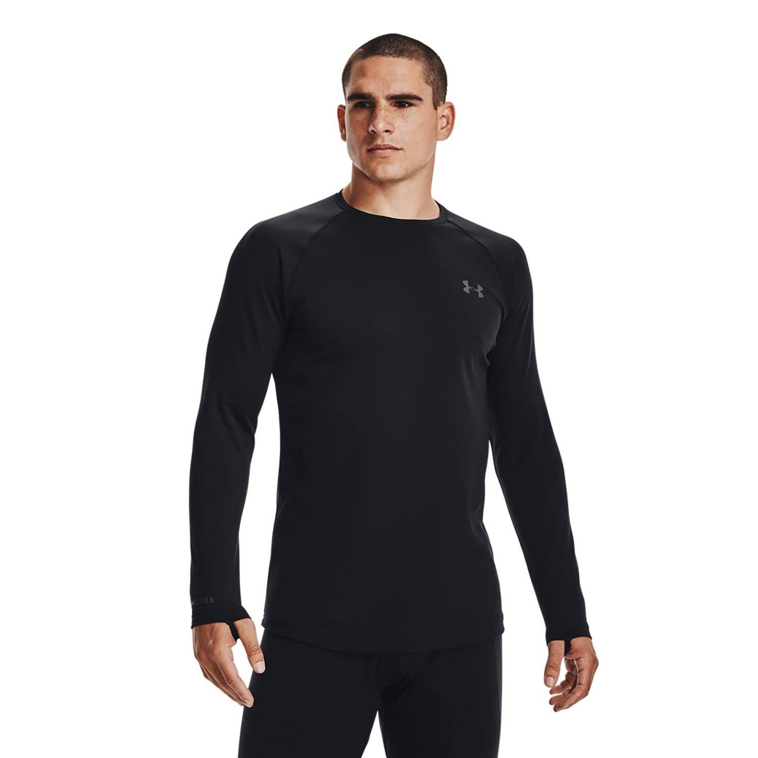 Under Armour Men's Base 3.0 Crew Shirt, Packaged