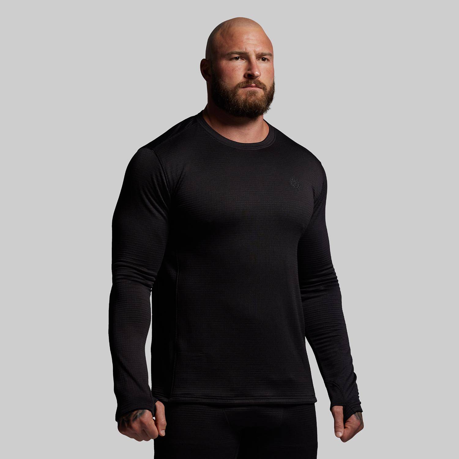 BORN PRIMITIVE MEN'S QUIVER GRID FLEECE THERMAL TOP