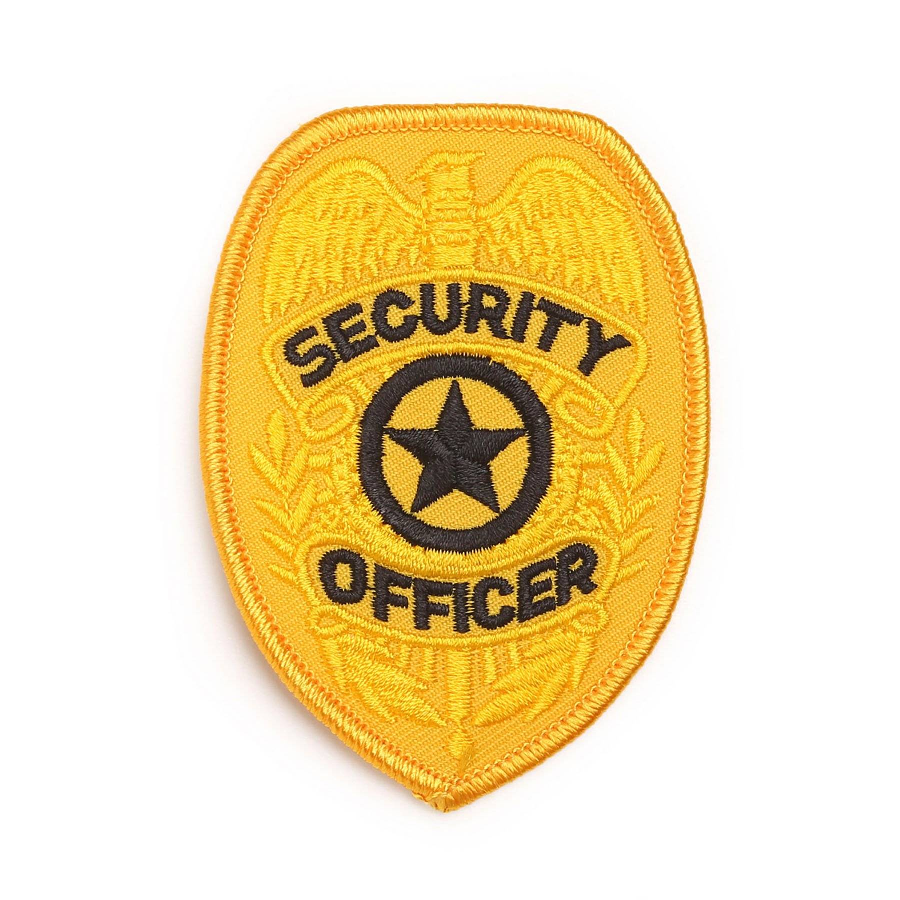 LAWPRO SECURITY OFFICER SHIELD PATCH GOLD OR SILVER