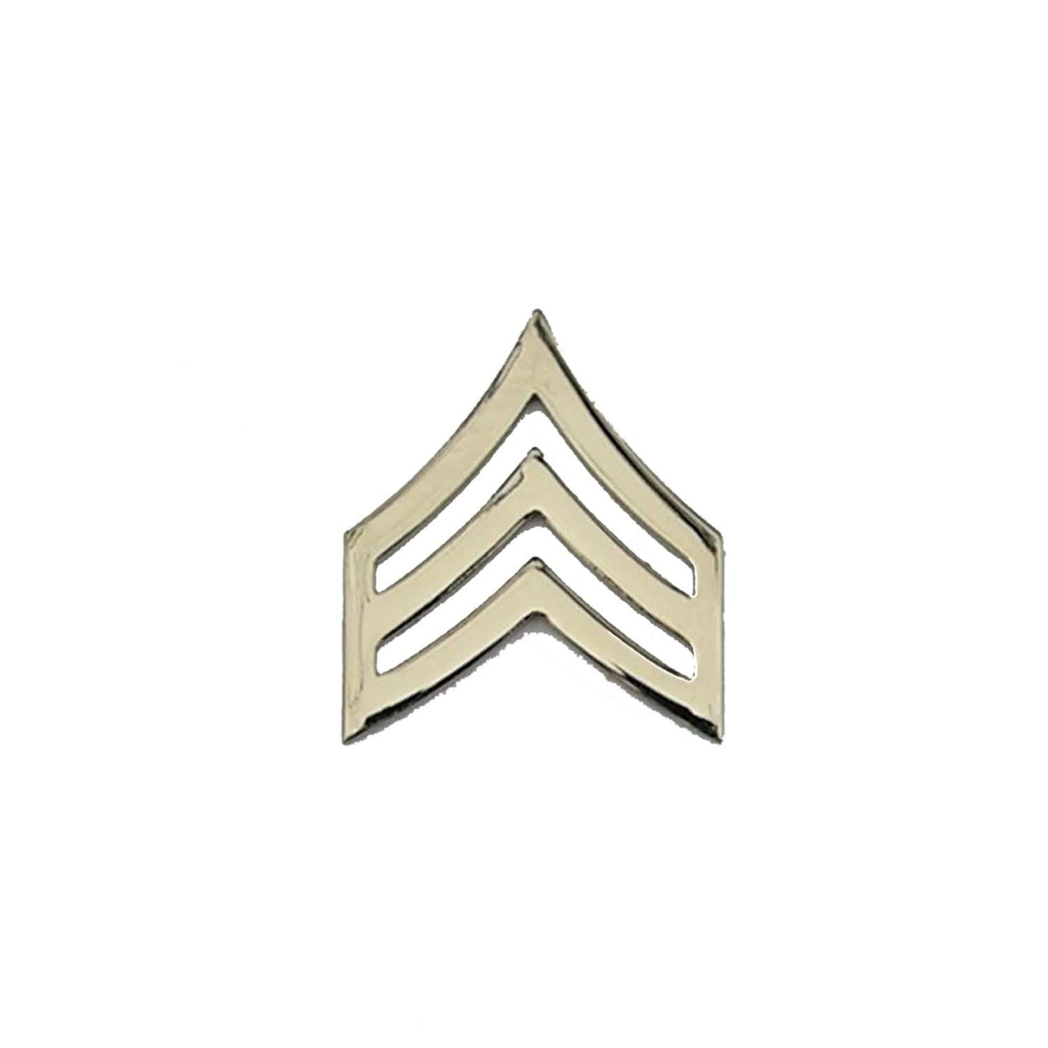 EISEMAN-LUDMAR 3/4" MILITARY STYLE SERGEANT CHEVRON INSIGNIA