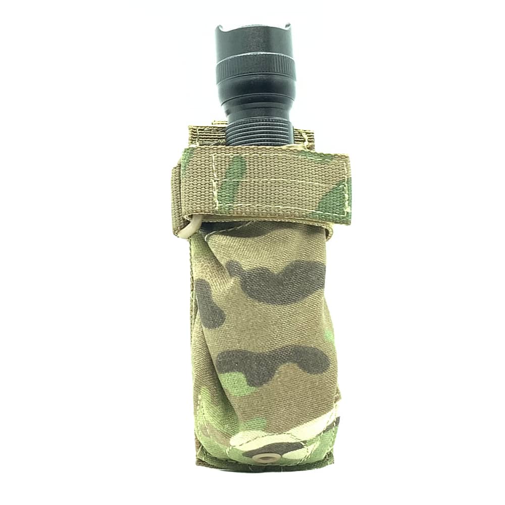 SHELLBACK TACTICAL FLASHLIGHT POUCH IN MULTICAM
