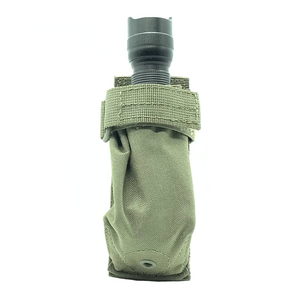 SHELLBACK TACTICAL FLASHLIGHT POUCH IN RANGER GREEN