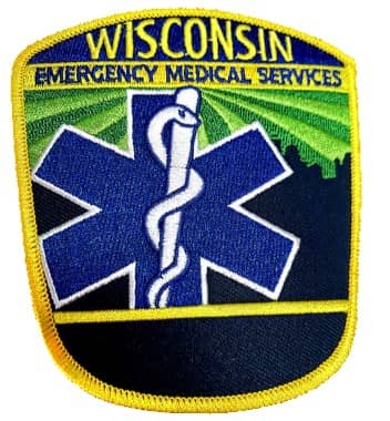 WISCONSIN EMS EMERGENCY MEDICAL SERVICES EMBLEM