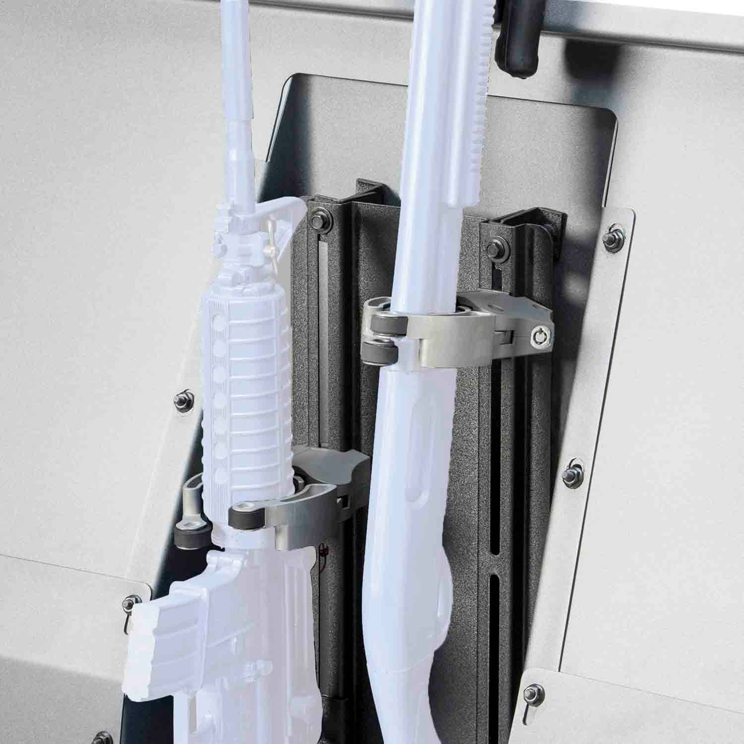 Tufloc Dual Vertical X-Lock Gun Rack with Handcuff Key