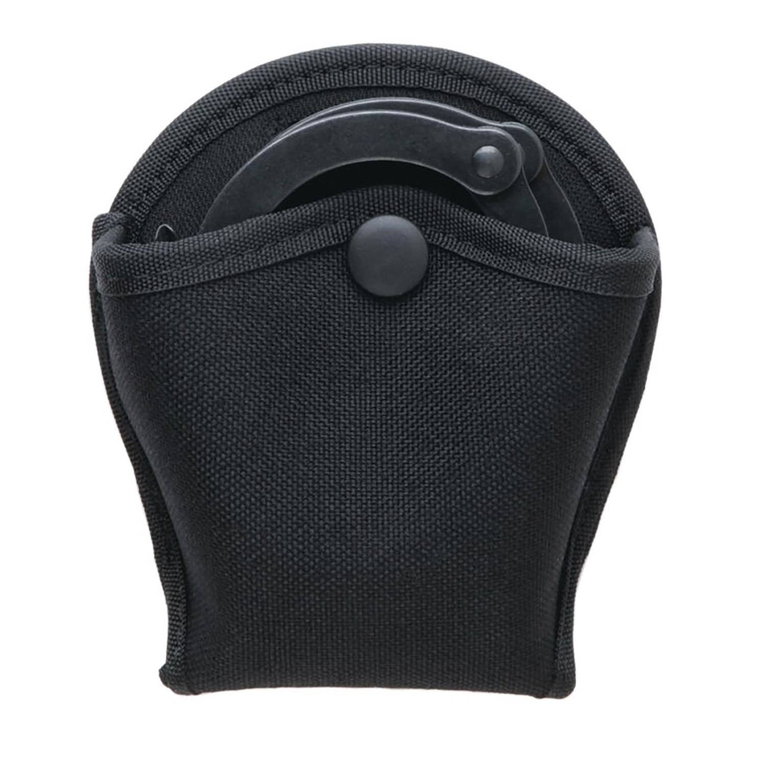 Black Open Top Handcuff Case Quick Release Cuff Holder For Belt Handcuff Holder