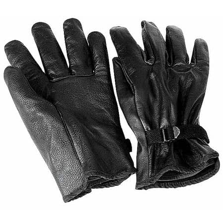 Rothco D3A Black Leather Gloves