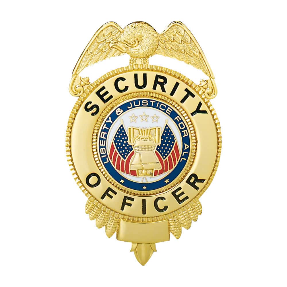 LawPro Security Officer with Enameled Shield Badge