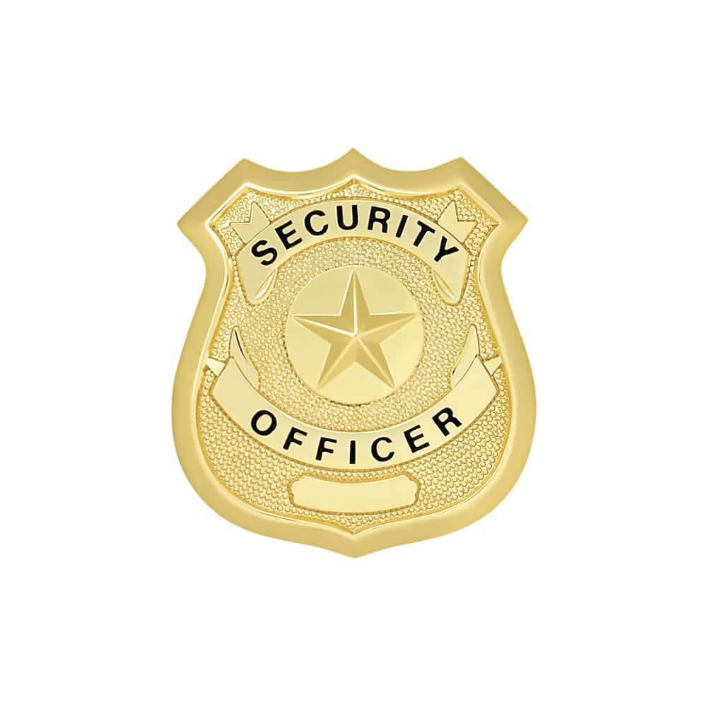 LawPro Security Officer Hat Badge