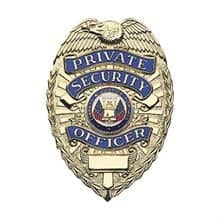 LawPro Private Security Officer Deluxe Badge
