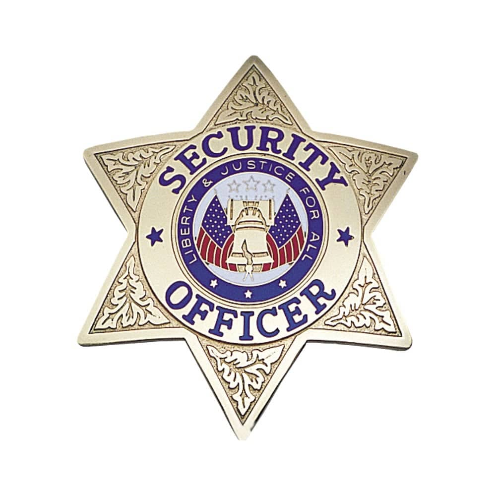 LawPro Lite Security Officer 6 Point Star Badge