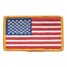 LawPro US Flag Patch with Sewed on Hook and Loop