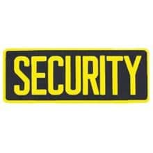 LawPro Security Rectangle Patch, 4" x 1 7/8"