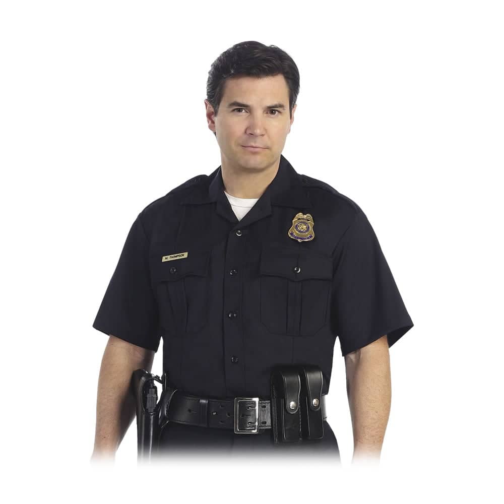 United Uniform ProFlex Short Sleeve Shirt LAPD Navy