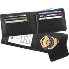 Strong Horizontal Hidden Badge Wallet