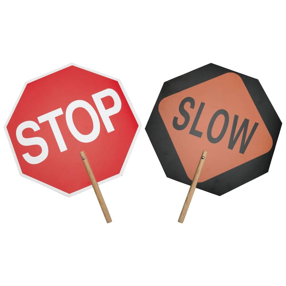 Safety Flag Company Stop/Slow Paddle Sign