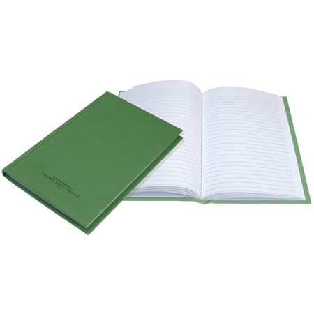 LC INDUSTRIES BasicGear Green Record Book 5.5" x 8"